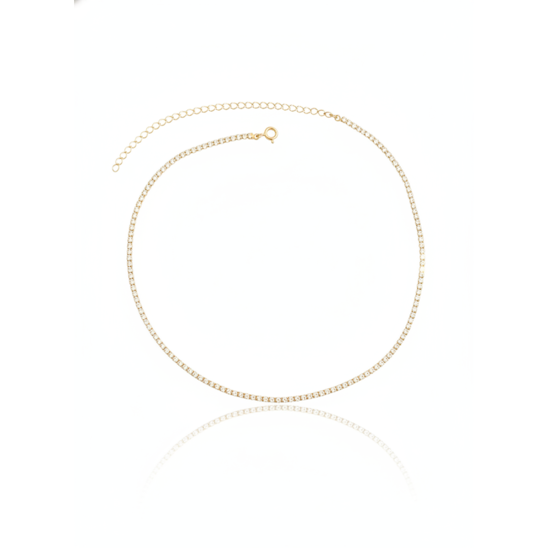 Colar Choker riviera cores Colar Choker riviera cores